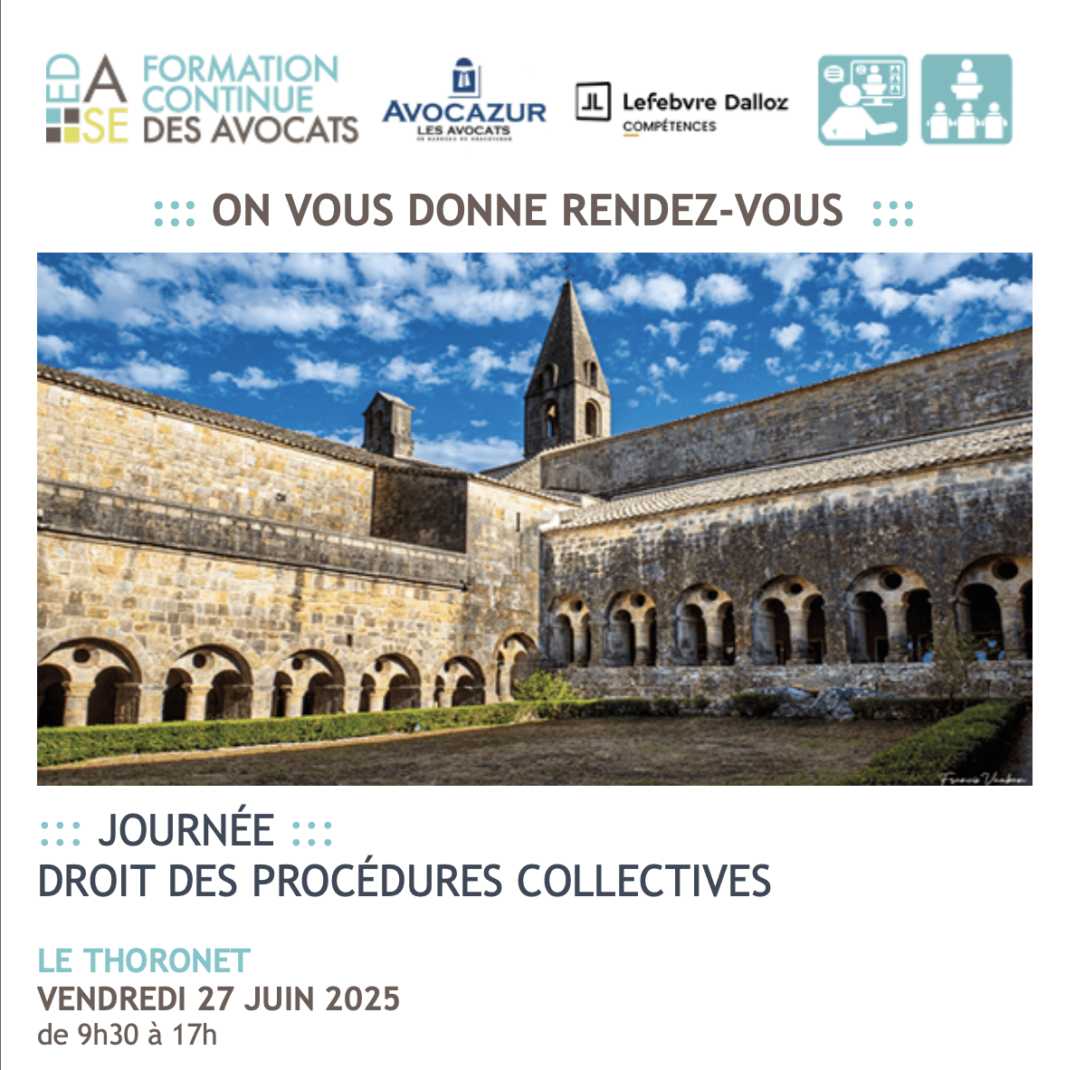 .JOURNÉE DROIT DES PROCÉDURES COLLECTIVES